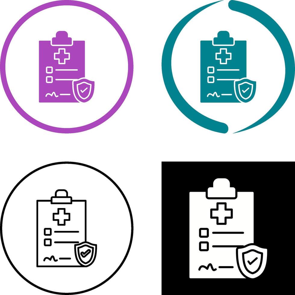 Health Protection Icon Design vector
