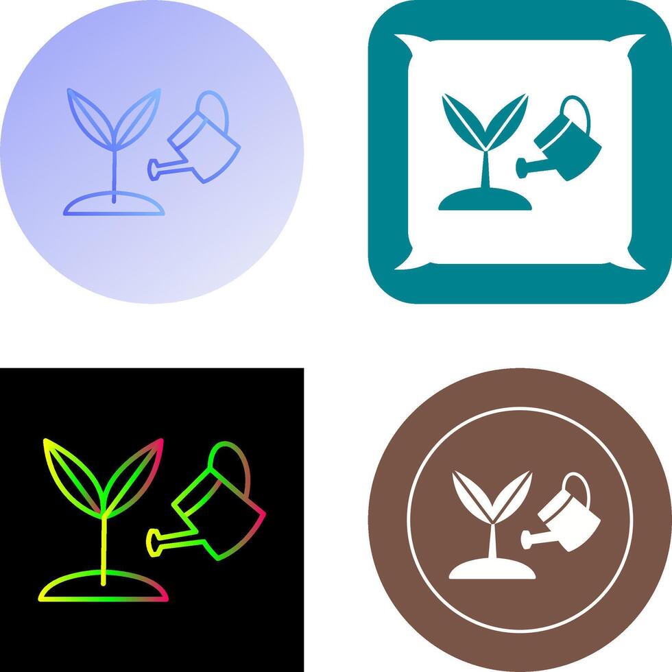 Growing Plant Icon Design vector