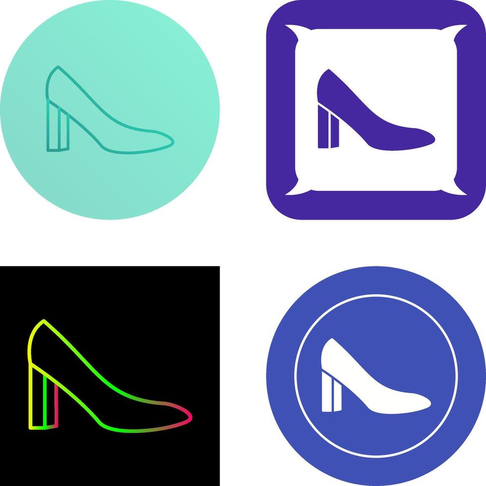 Heels Icon Design vector