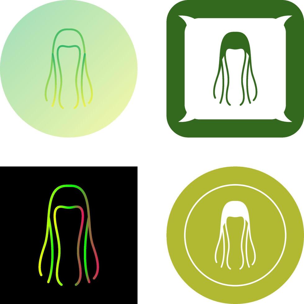 Hair Icon Design vector