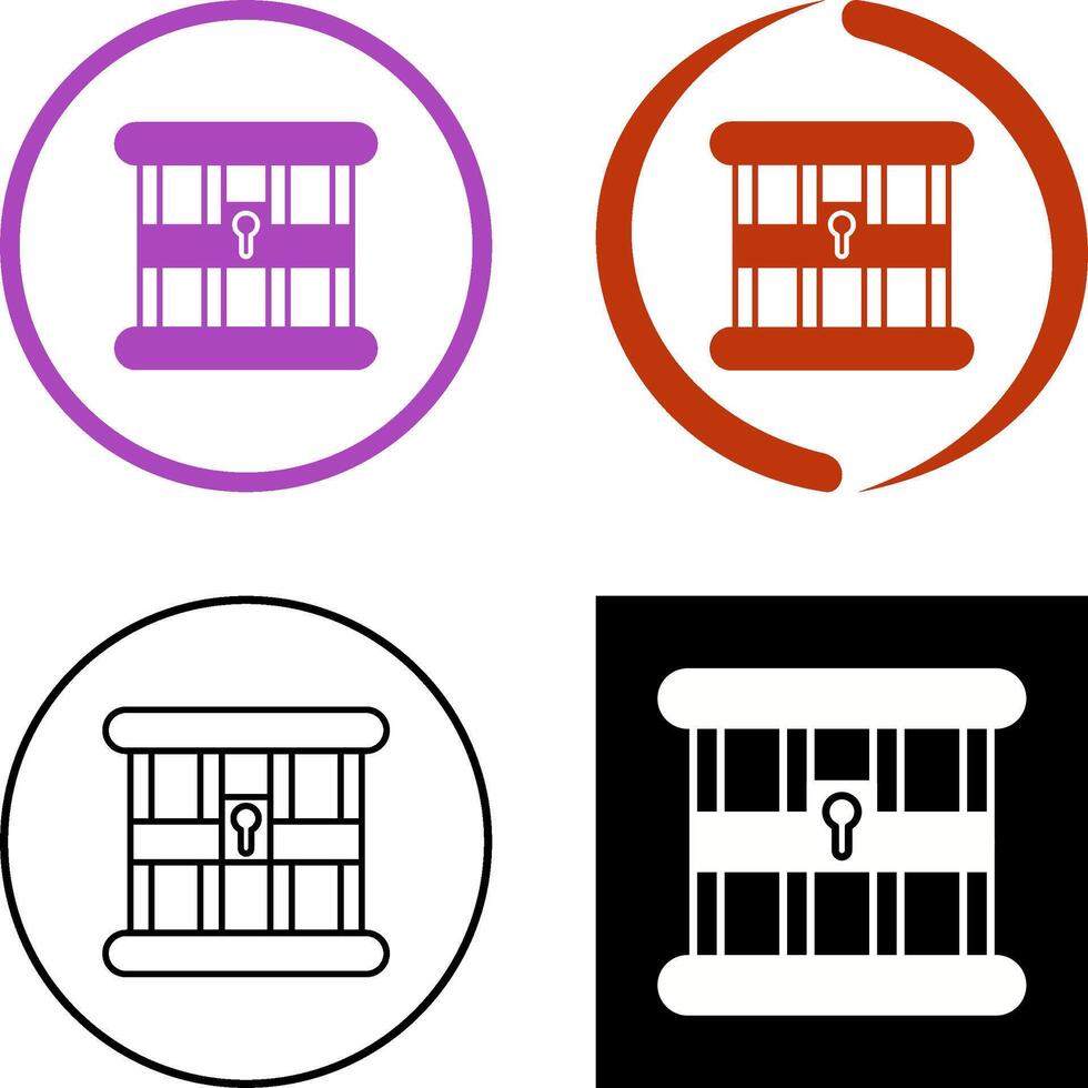Jail Icon Design vector