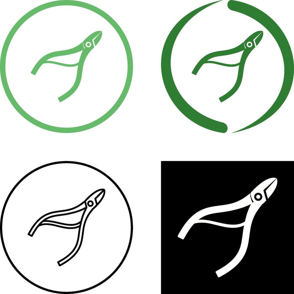 Nippers Icon Design vector