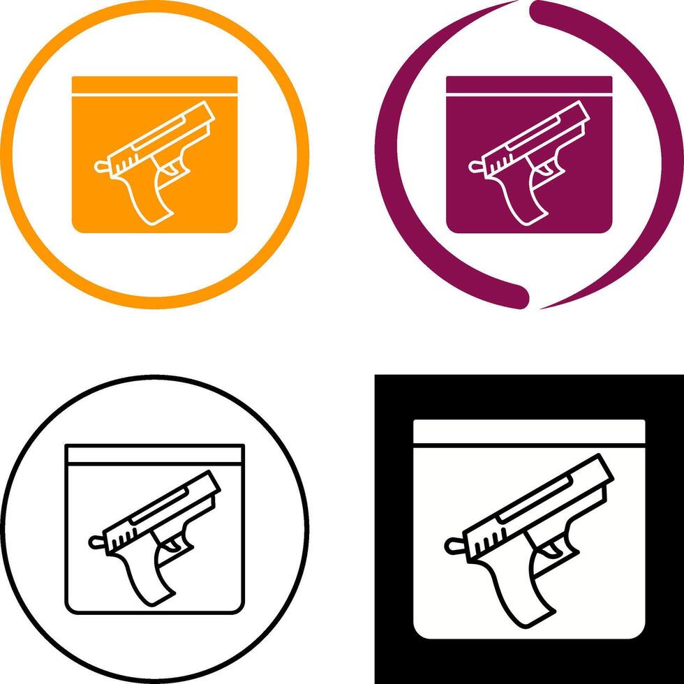 Evidence Icon Design vector