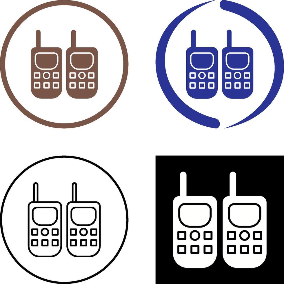 Walkie Talkie Icon Design vector