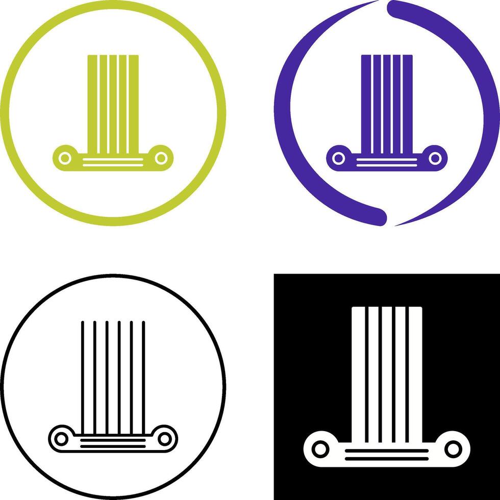 Column Icon Design vector