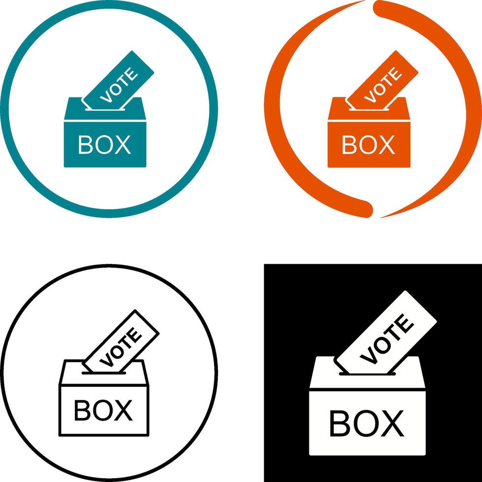 Giing Vote Icon Design vector