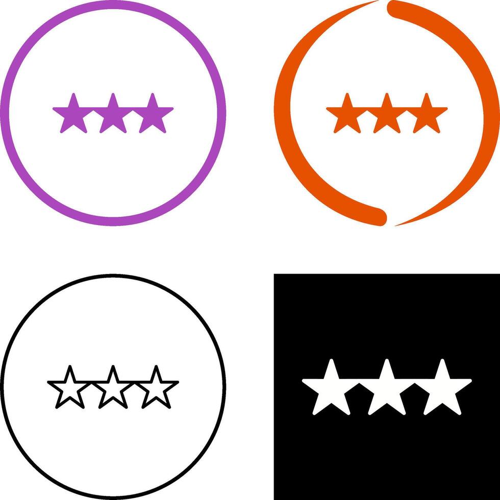 Stars Icon Design vector