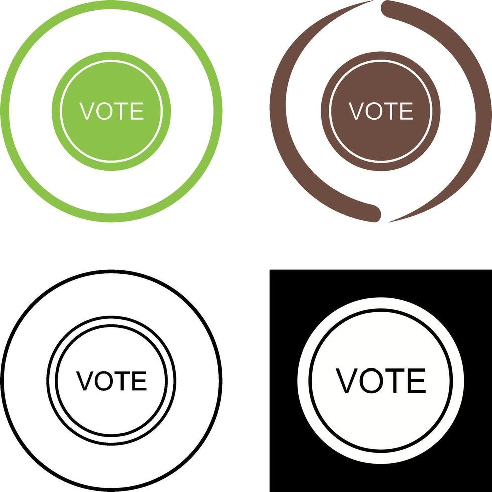 Vote Link Icon Design vector
