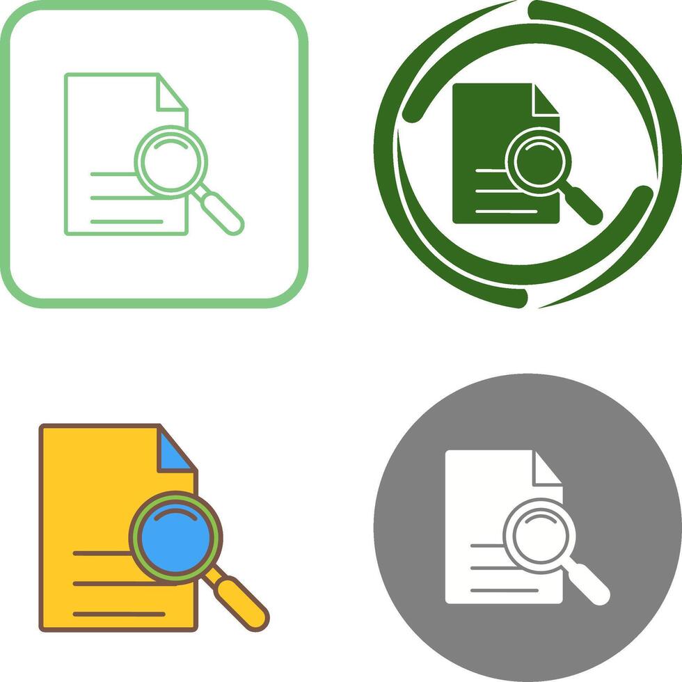 search Icon Design vector