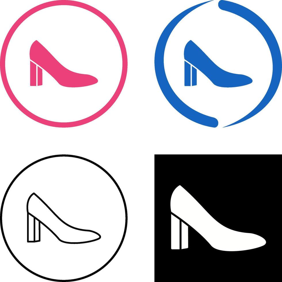 Heels Icon Design vector
