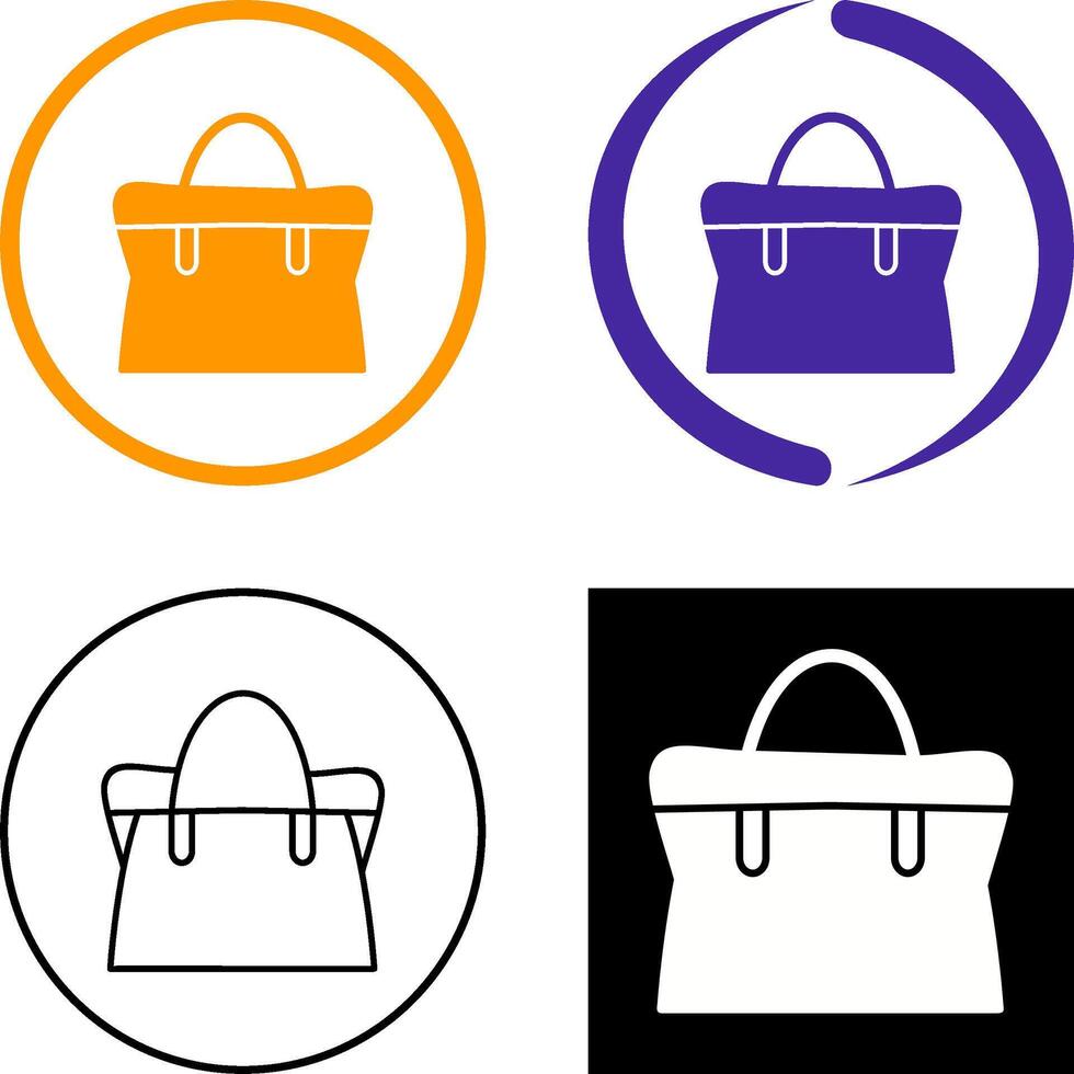 Bag Icon Design vector