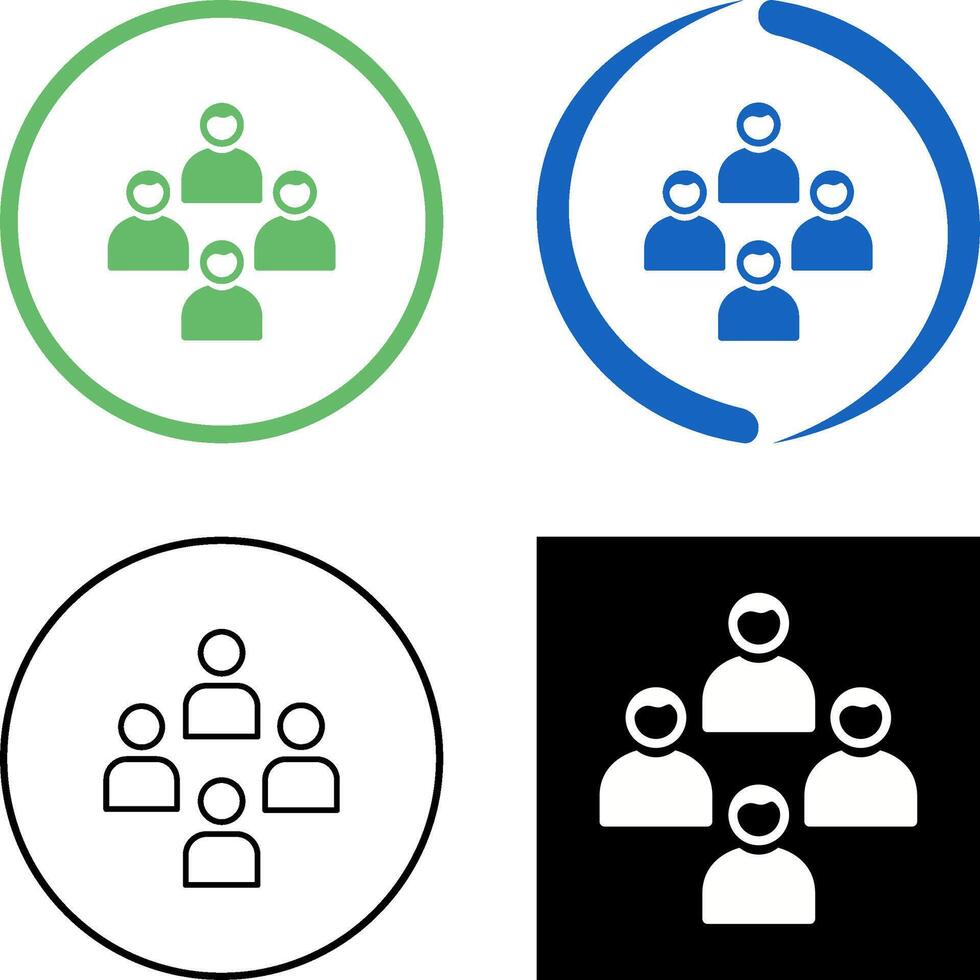 Network Group Icon Design vector