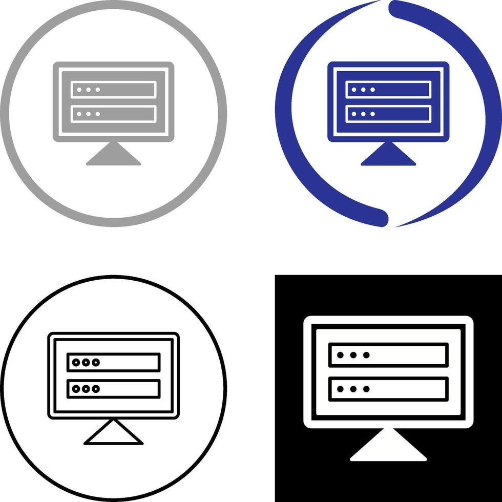 Corrupted Data Icon Design vector