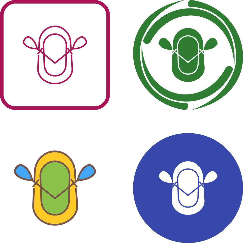 Dinghy Icon Design vector