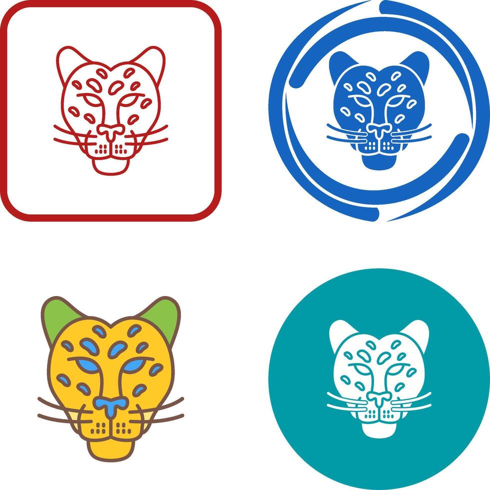 Jaguar Icon Design vector