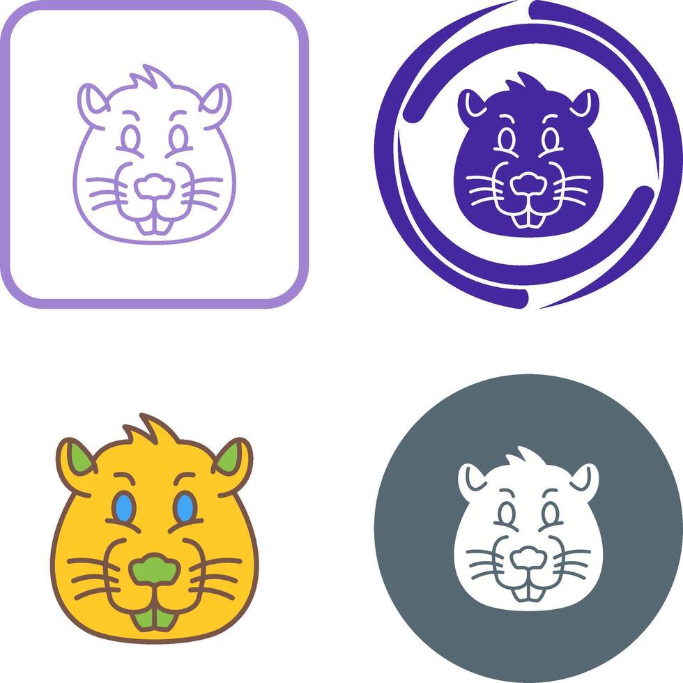 Beaver Icon Design vector