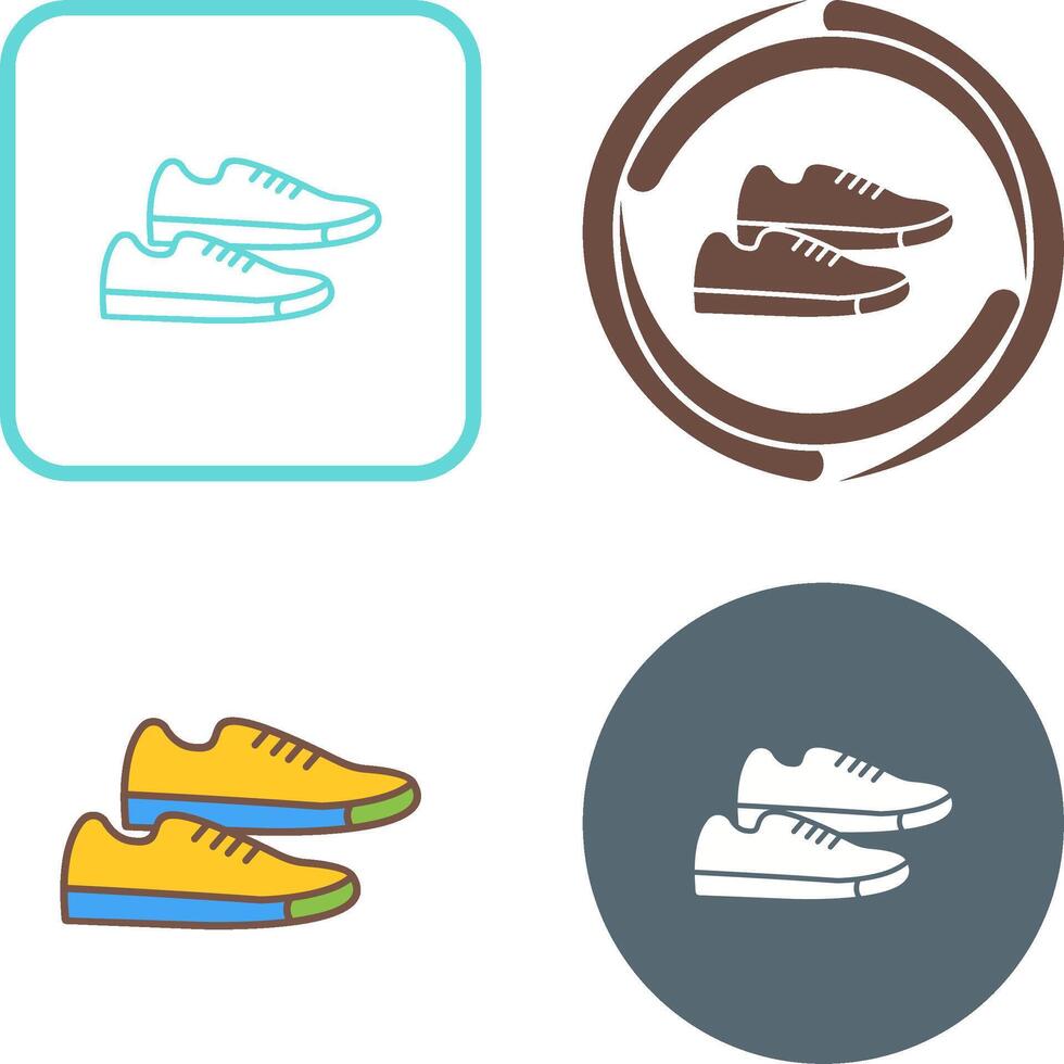 Sneakers Icon Design vector