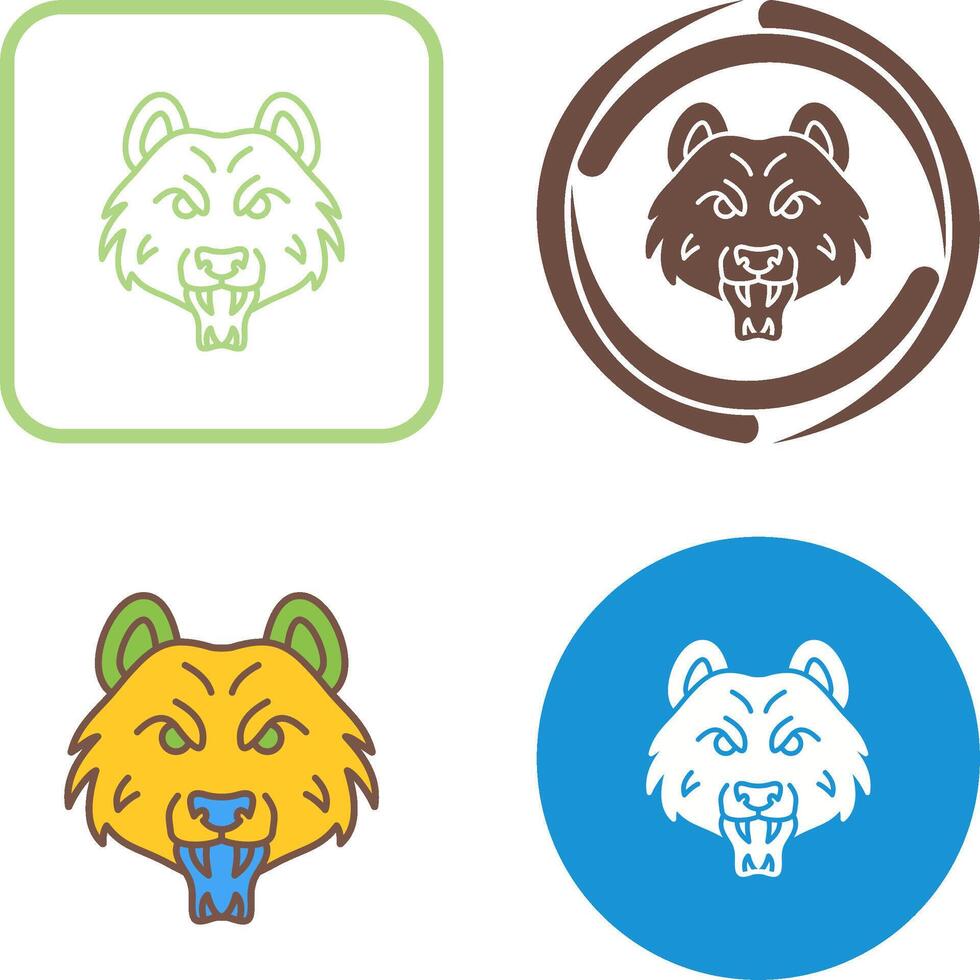 Bear Icon Design vector