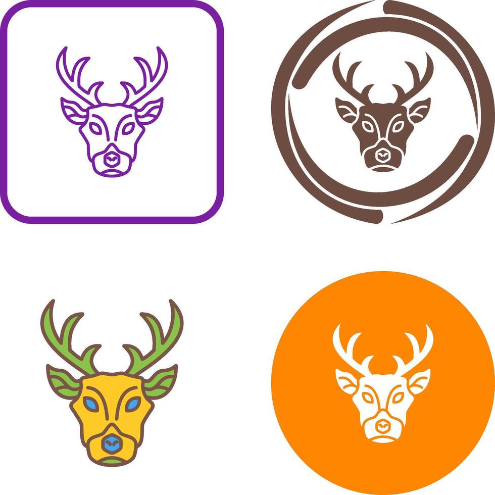 Deer Icon Design vector