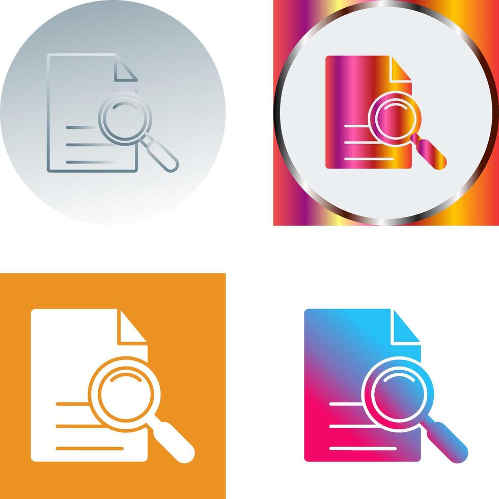 search Icon Design vector