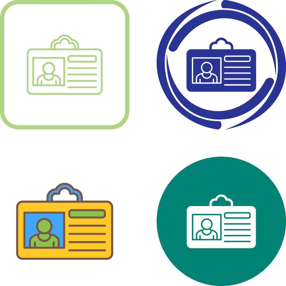 Criminal Card Icon Design vector
