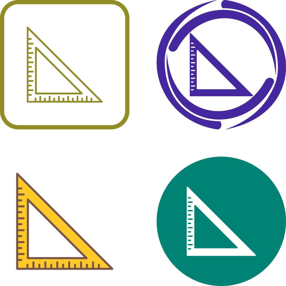 Set Square Icon Design vector