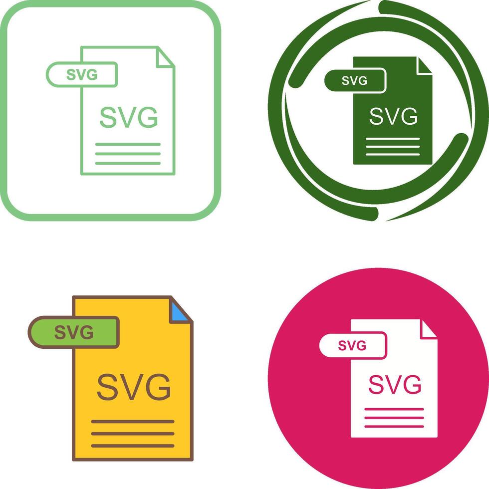 SVG Icon Design vector