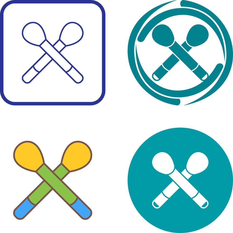 Brushes Icon Design vector