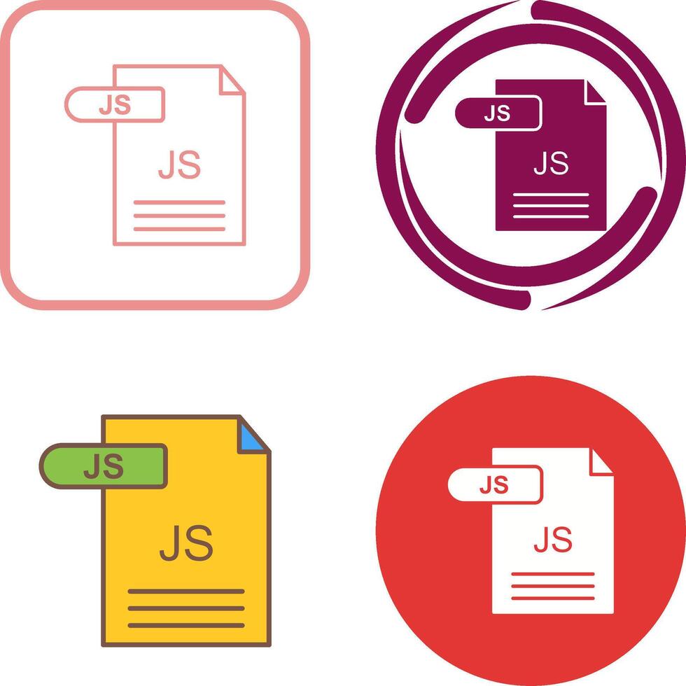 JS Icon Design vector
