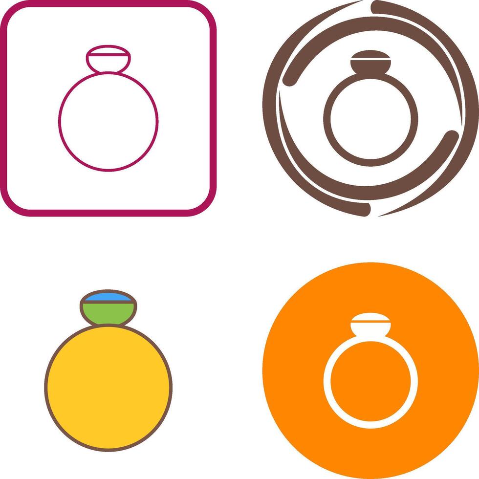 Ring Icon Design vector