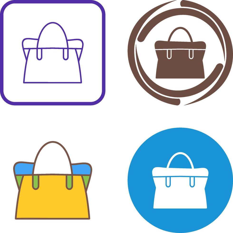 Bag Icon Design vector