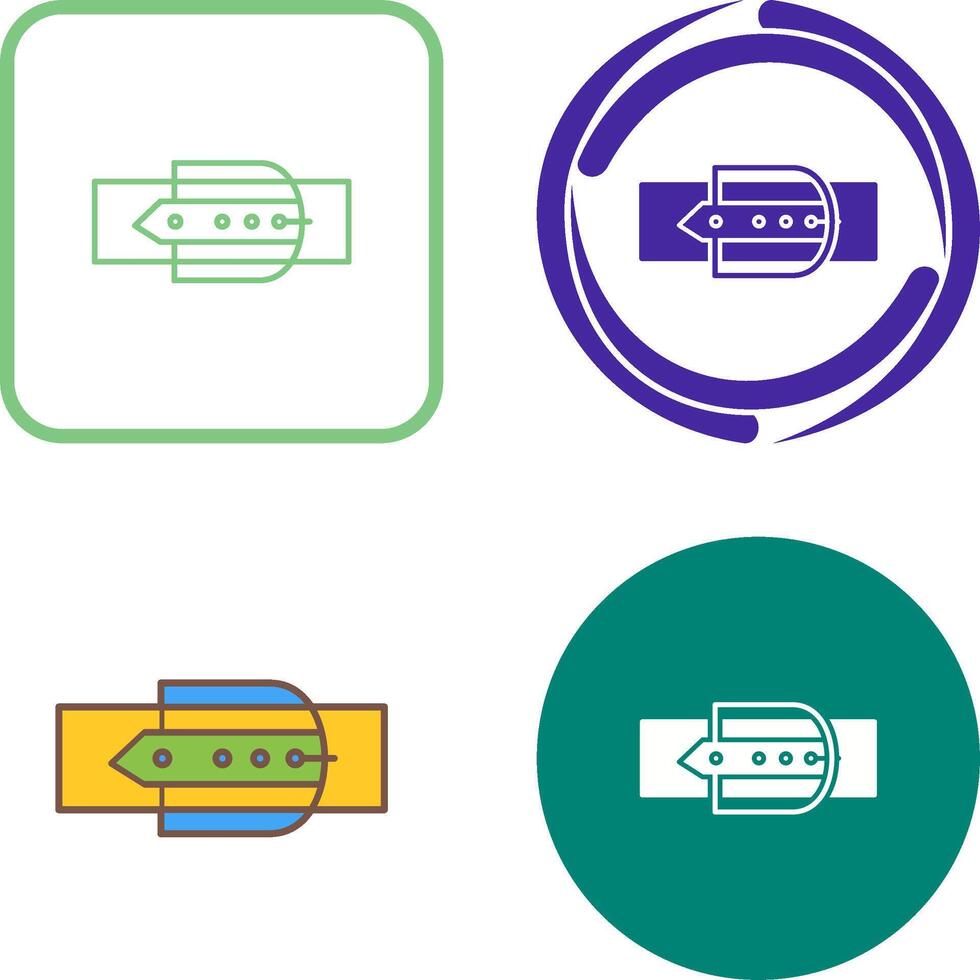 Belt Icon Design vector