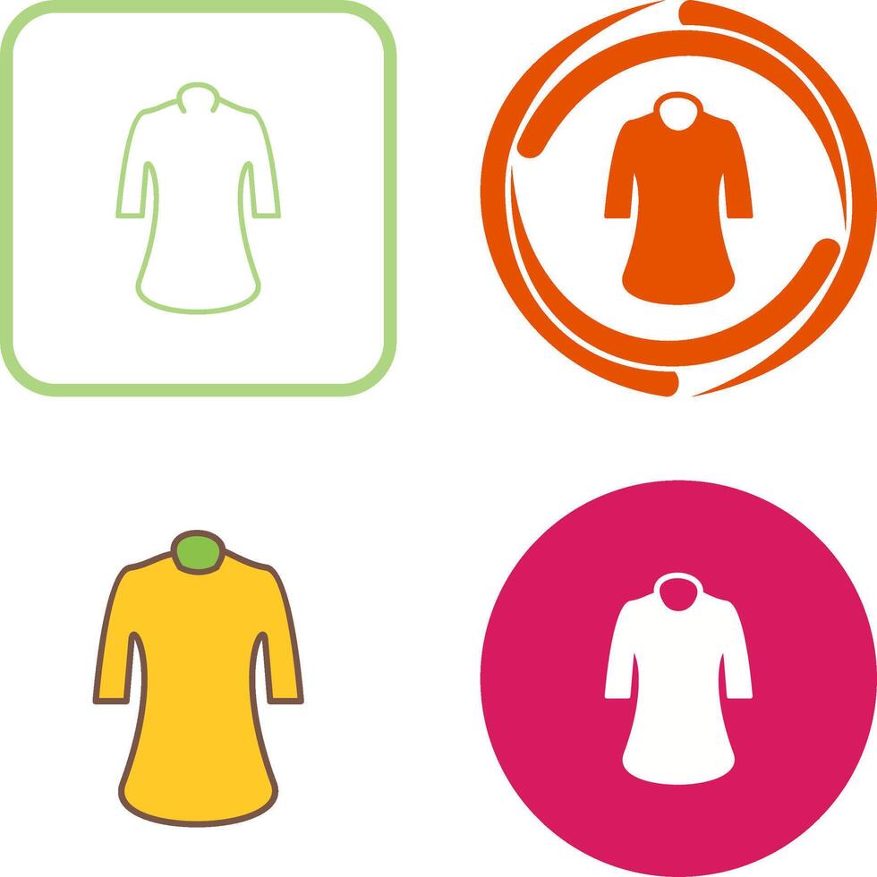 Ladies Shirt Icon Design vector