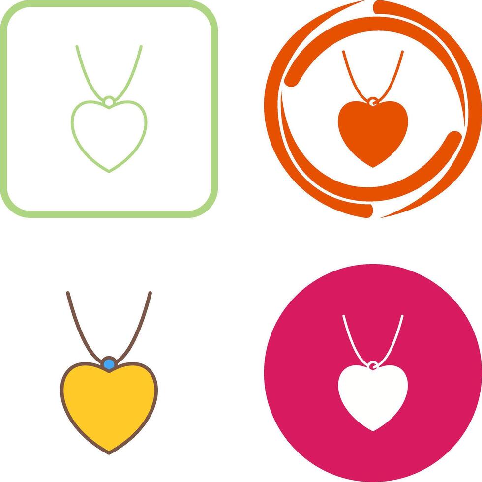 Locket Icon Design vector