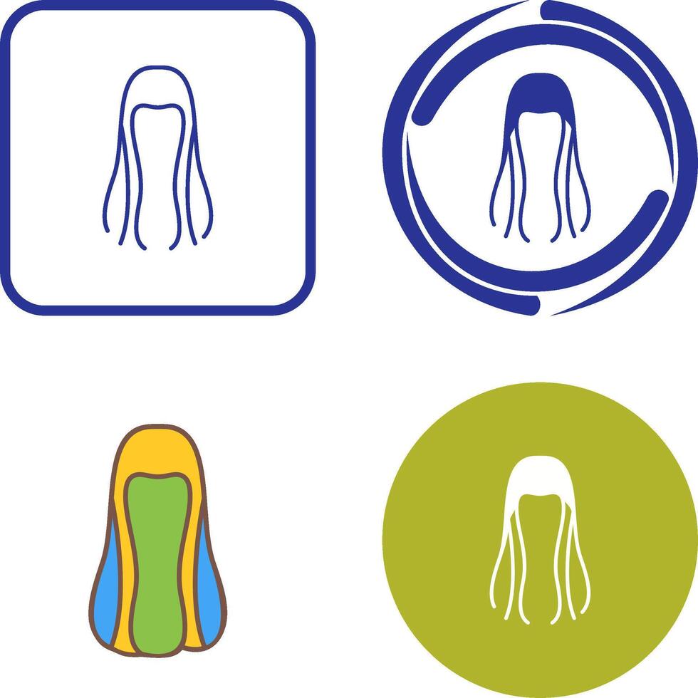 Hair Icon Design vector