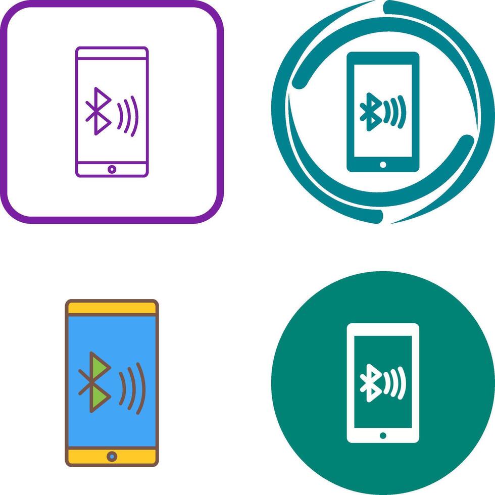 Connected Device Icon Design vector