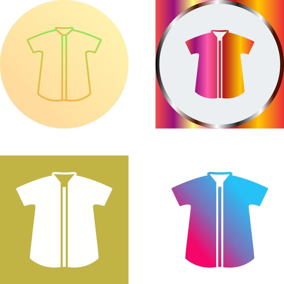 Check Shirt Icon Design vector