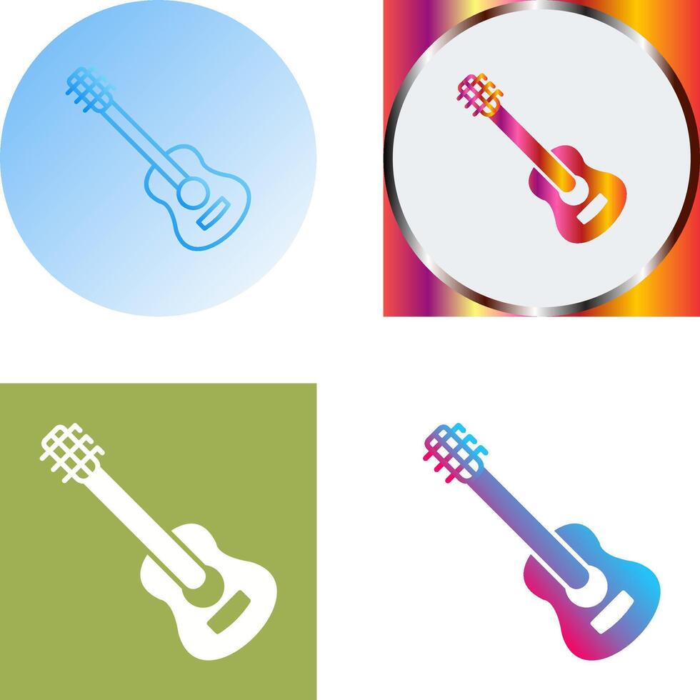Guitar Icon Design vector