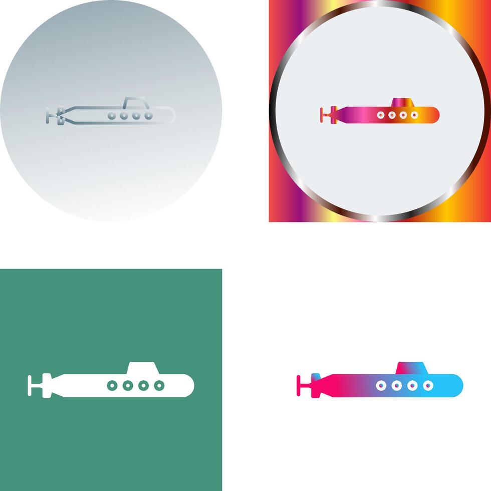 diseño de icono submarino vector