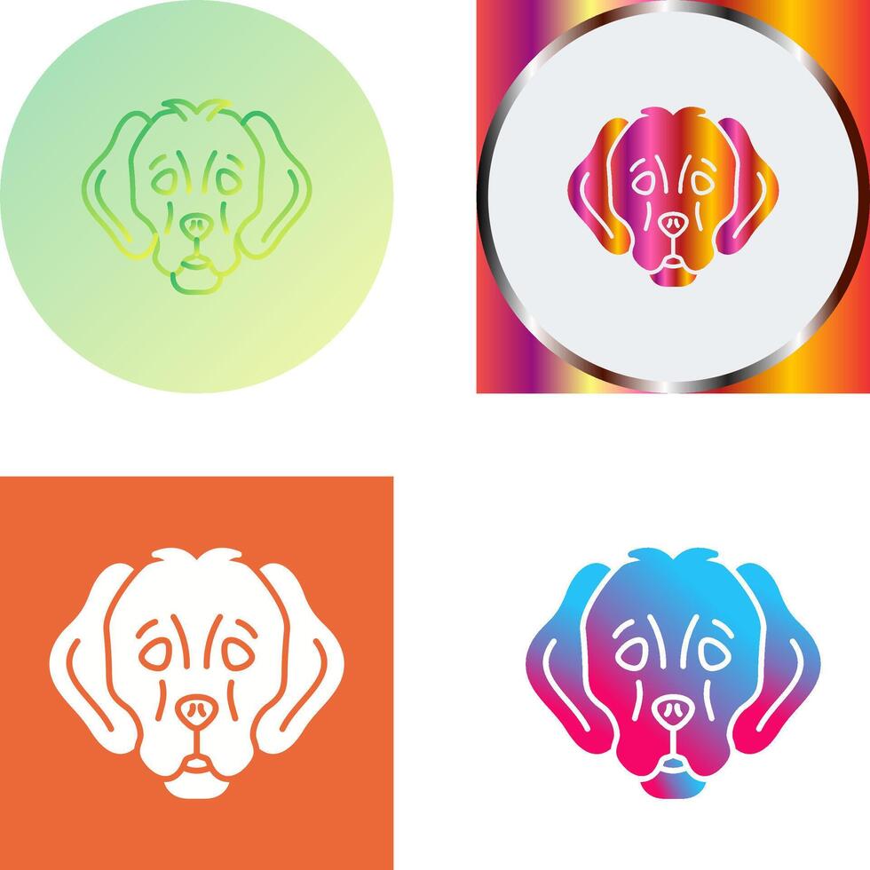 Dog Icon Design vector