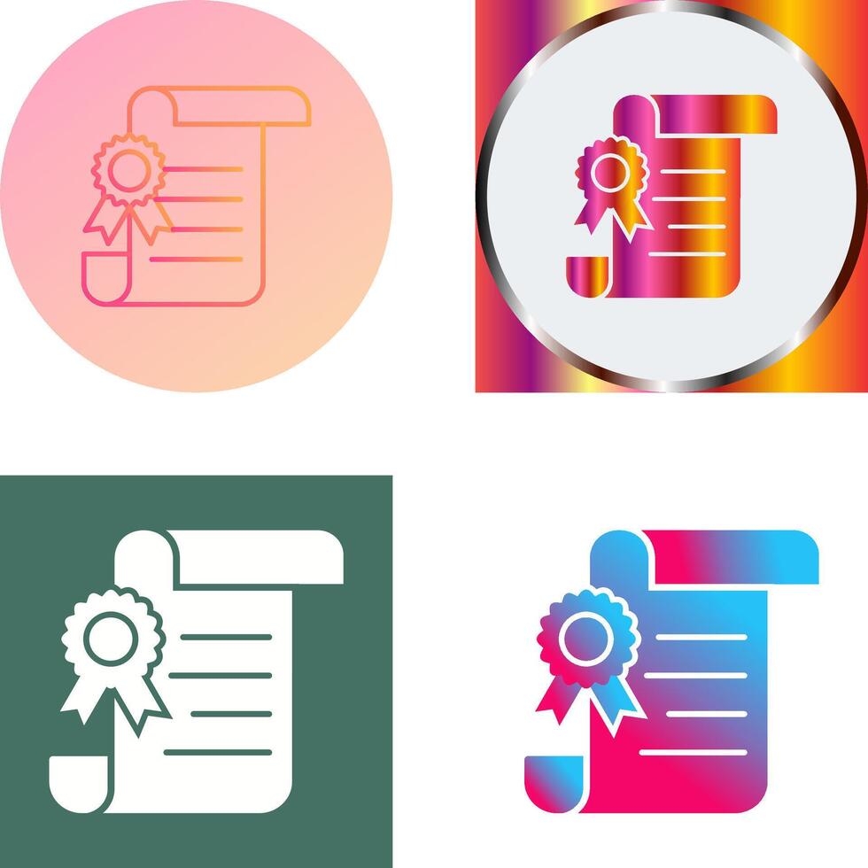 Legal Paper Icon Design vector