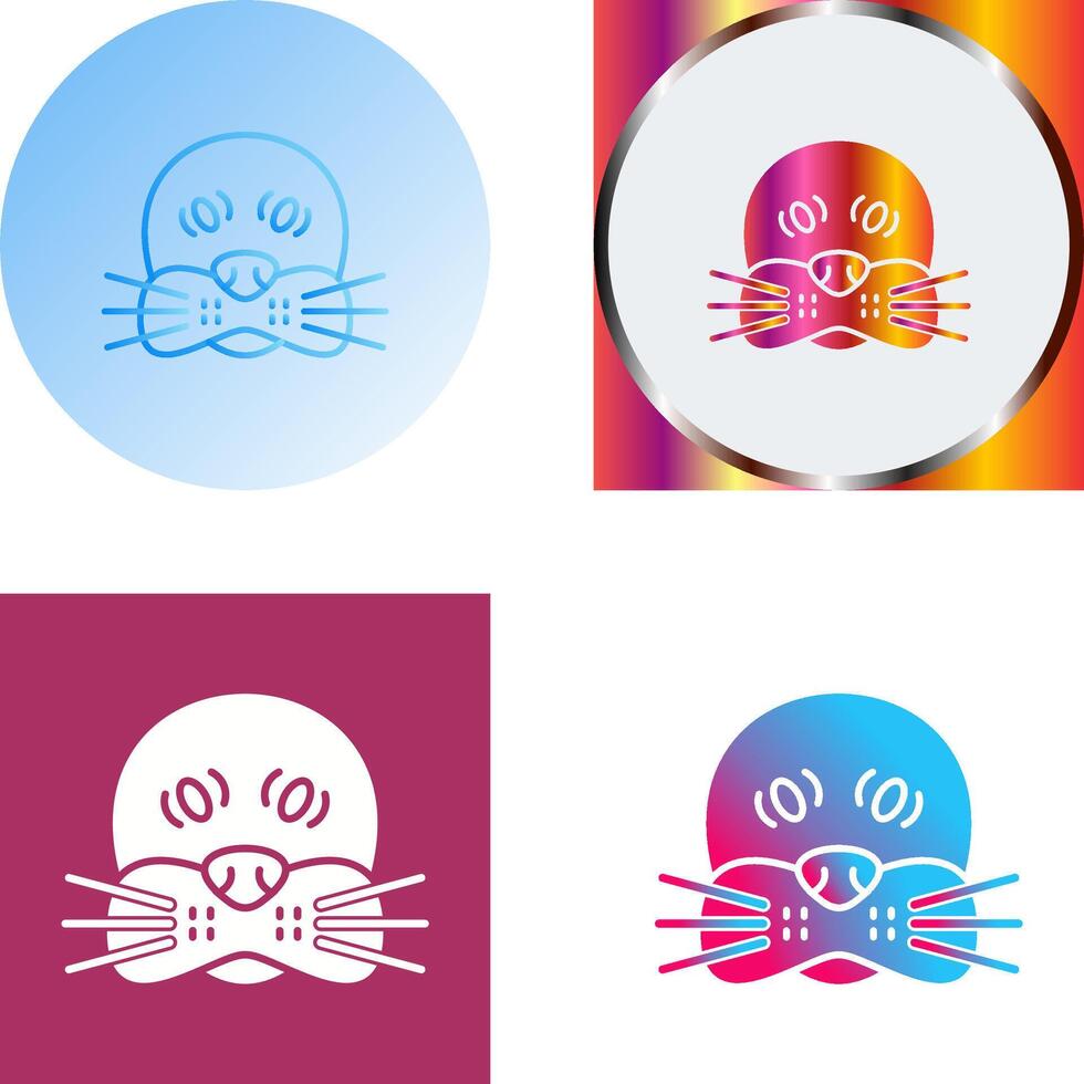 Seal Icon Design vector