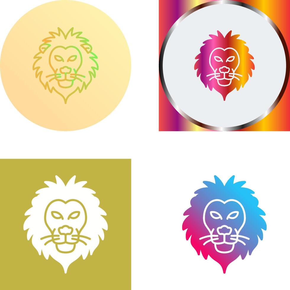Lion Icon Design vector