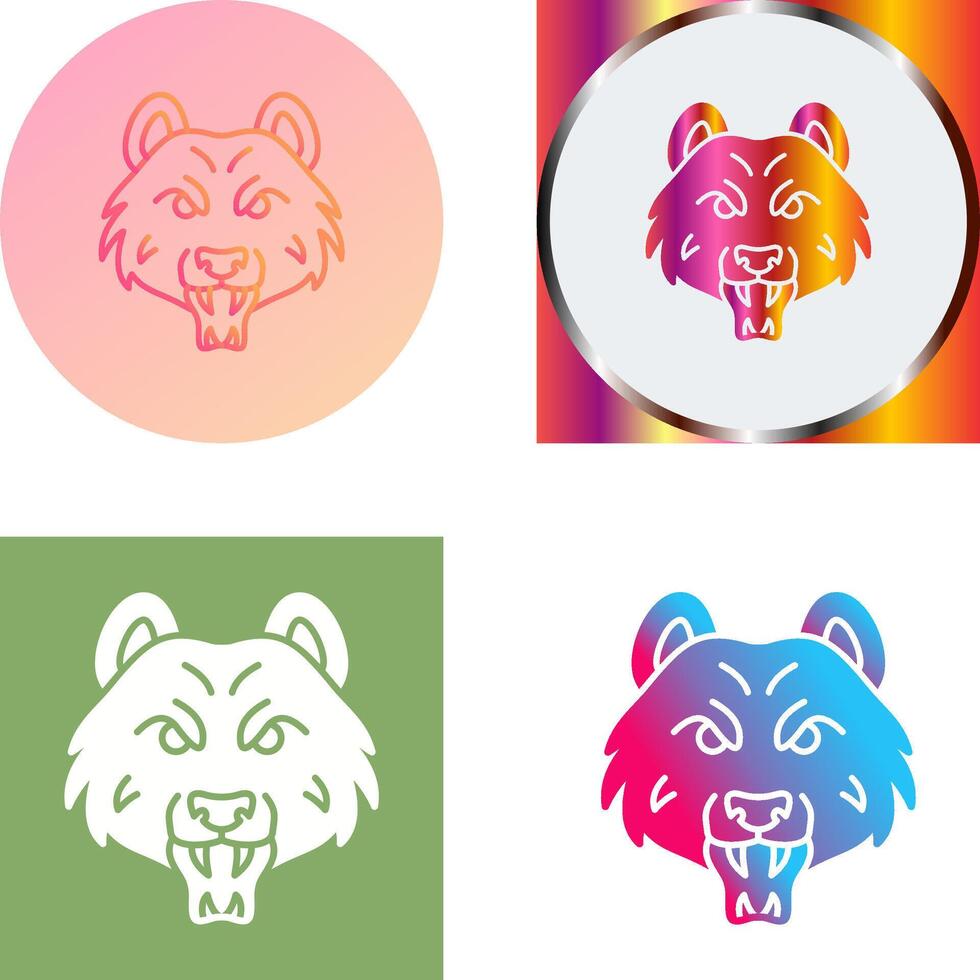 Bear Icon Design vector
