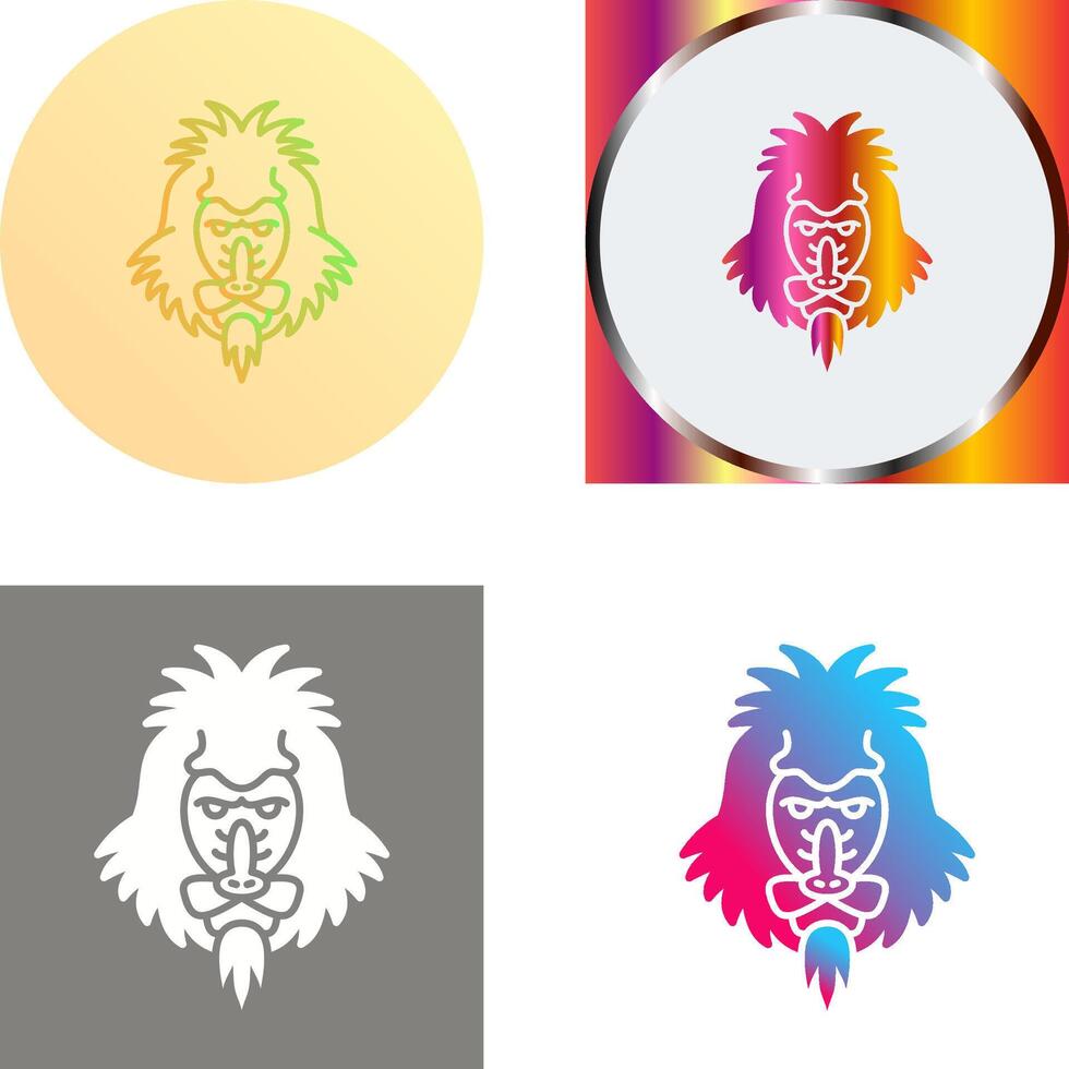 Mandrill Icon Design vector