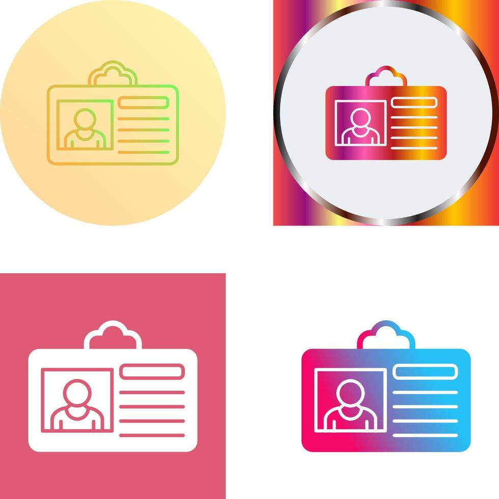 Criminal Card Icon Design vector
