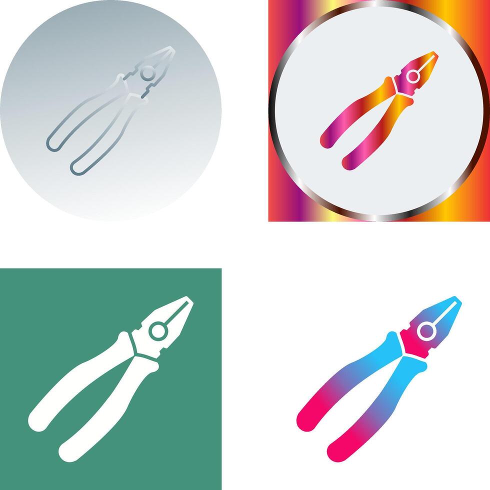 Pliers Icon Design vector