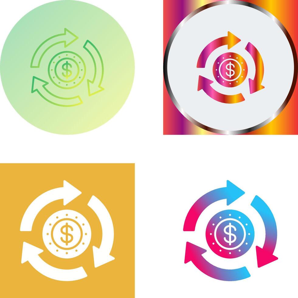 Turnover Icon Design vector