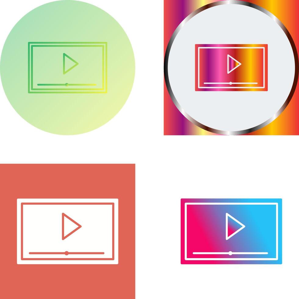 Screening Icon Design vector