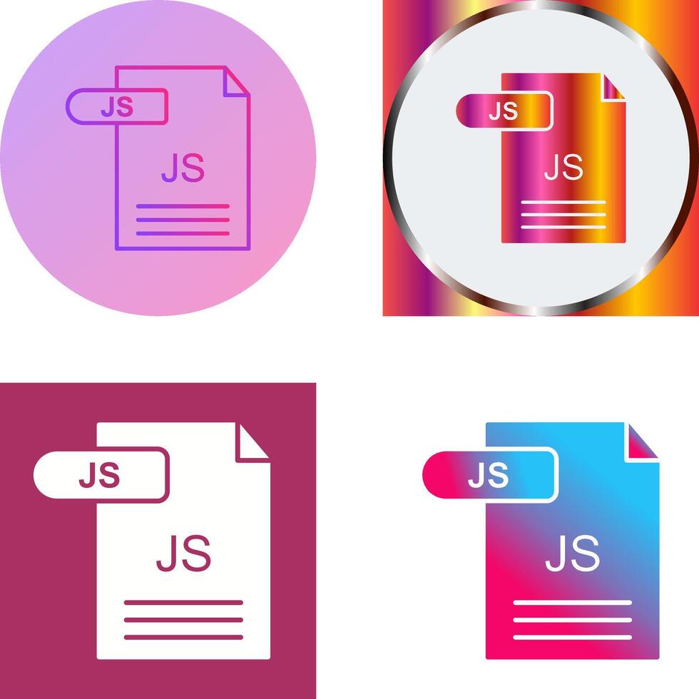 JS Icon Design 44336959 Vector Art at Vecteezy
